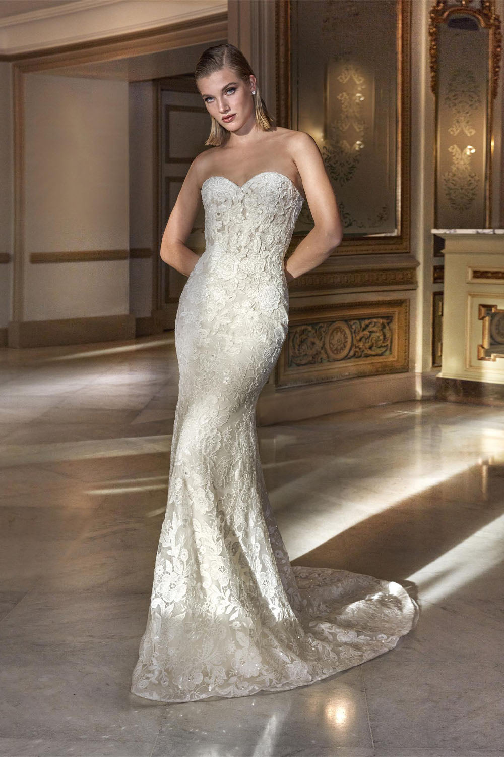 Pronovias Privee, Hyam Ethereal Mermaid Gown | Esposa