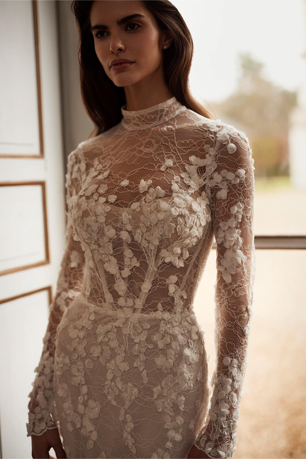 Milla Nova, Lace Dress With Sleeves | Esposa