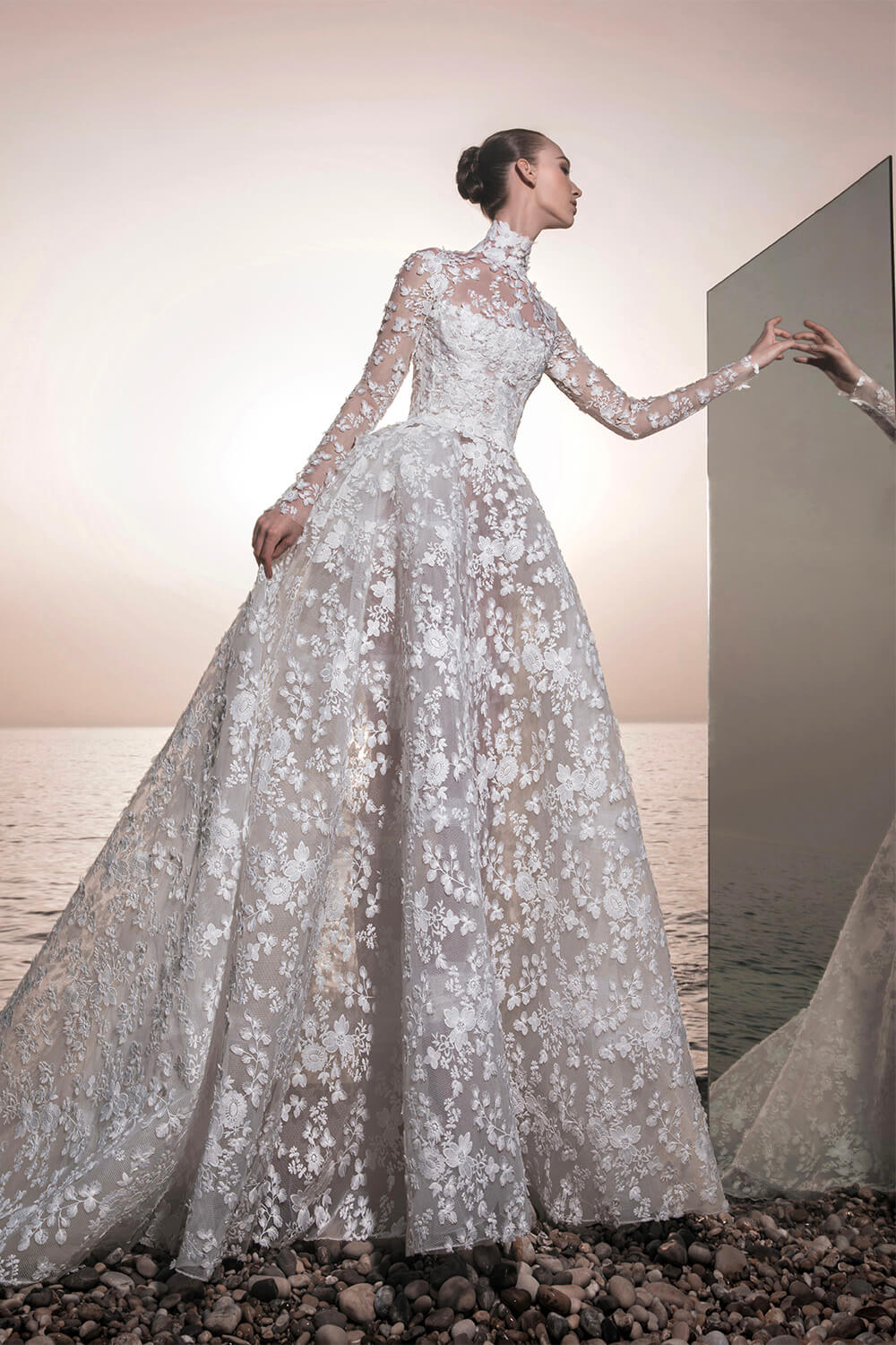 Strapless Lace Bridal Gown | Esposa