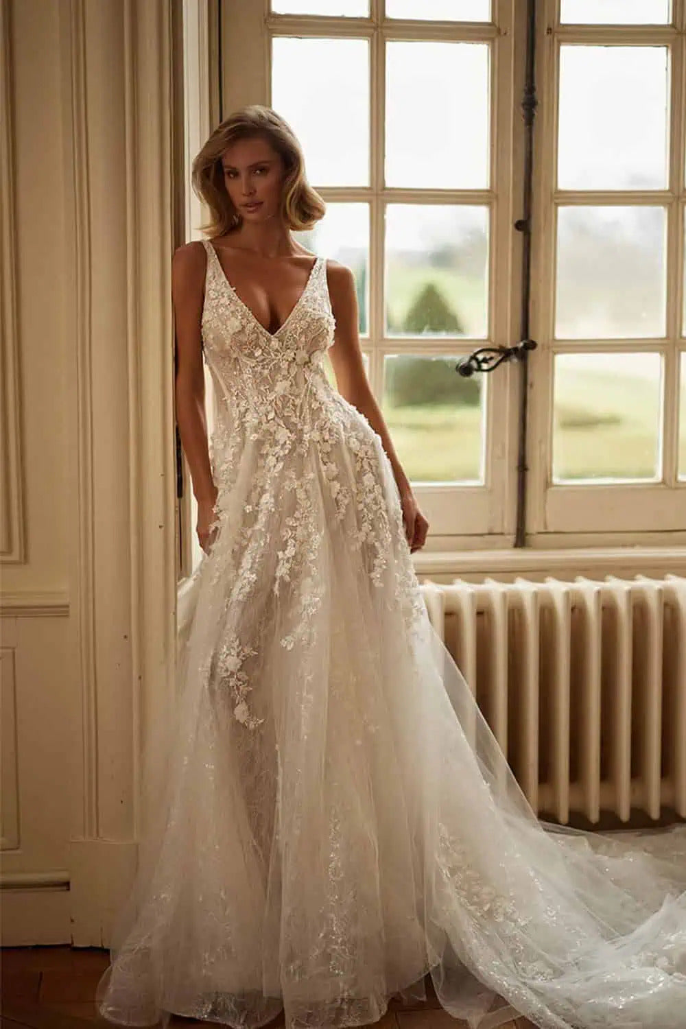 Milla Nova, Tulle Lace Bridal Dress | Esposa