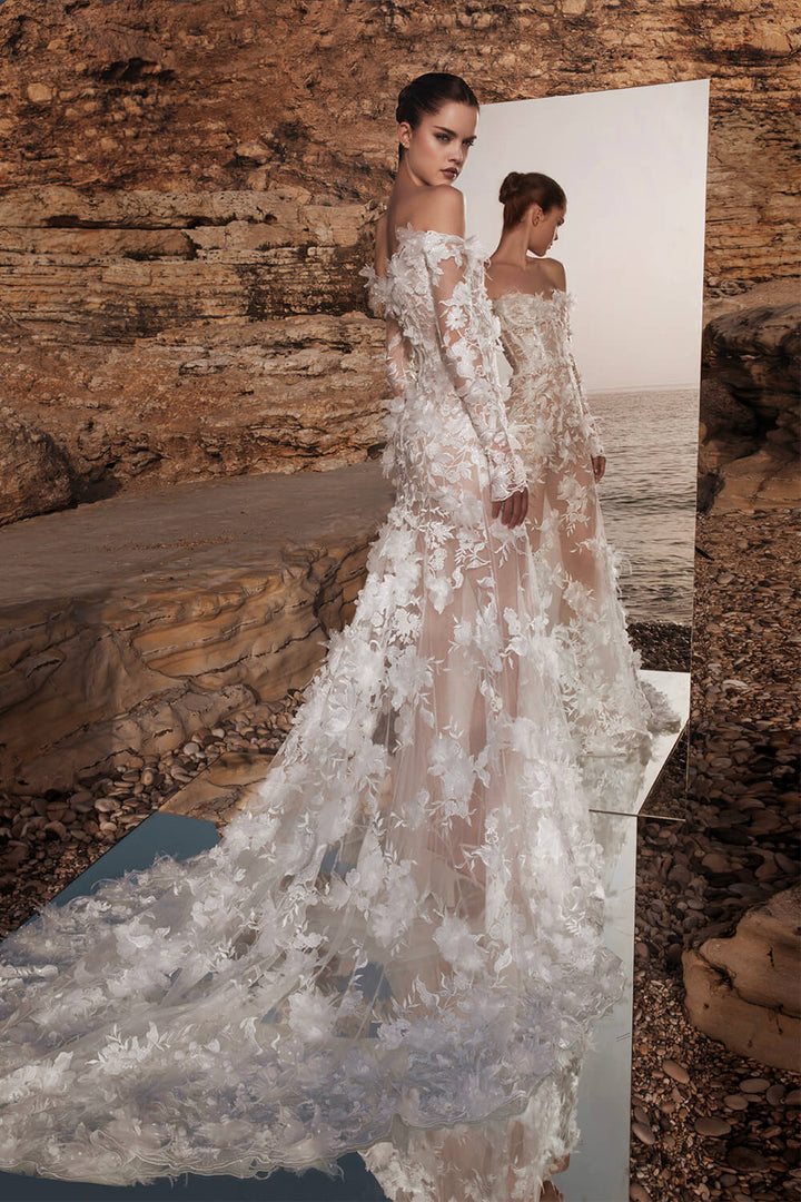 zuhair murad mermaid dress Zuhair Murad Tilda Beaded Mermaid Wedding Dress HK
