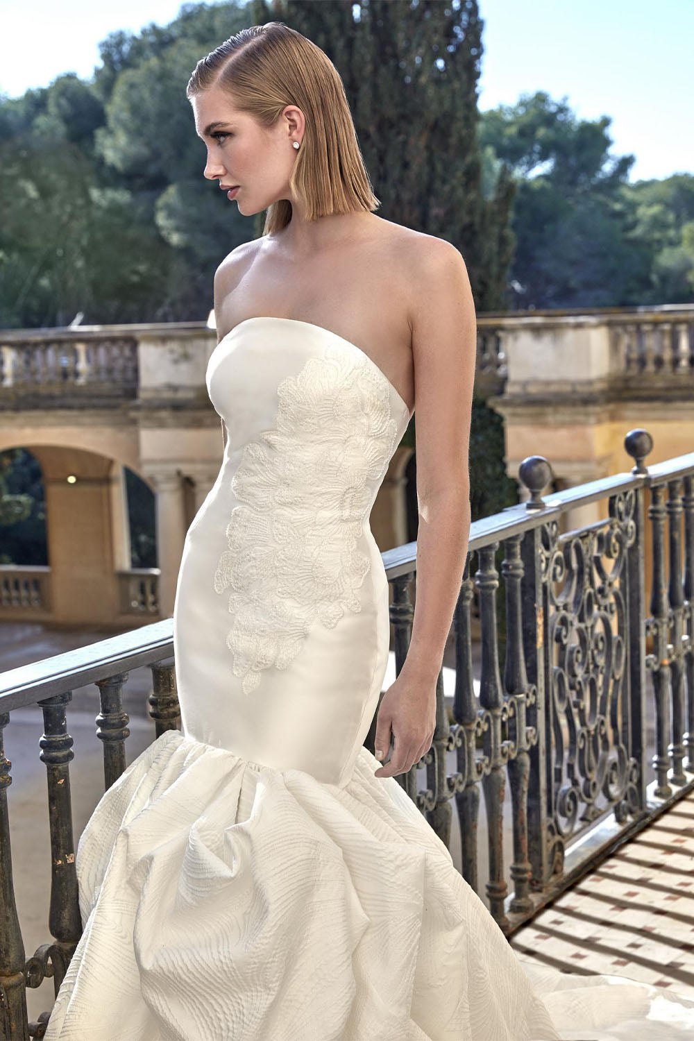 Pronovias Privee, Lilian Structured Mermaid Gown | Esposa