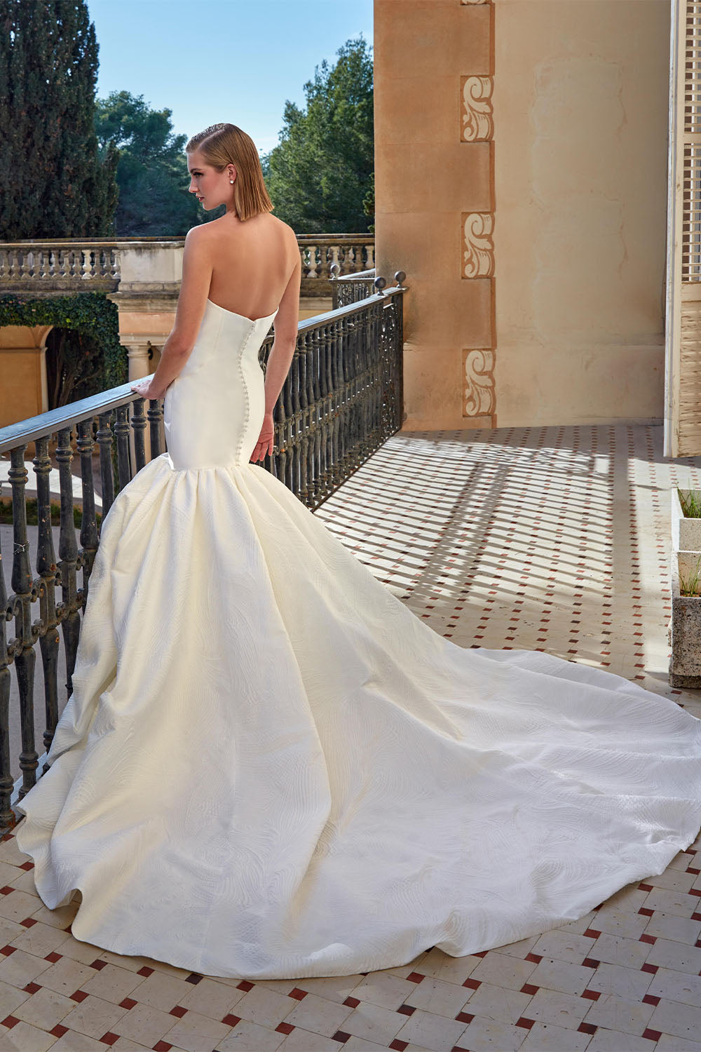 Pronovias Privee, Lilian Structured Mermaid Gown | Esposa