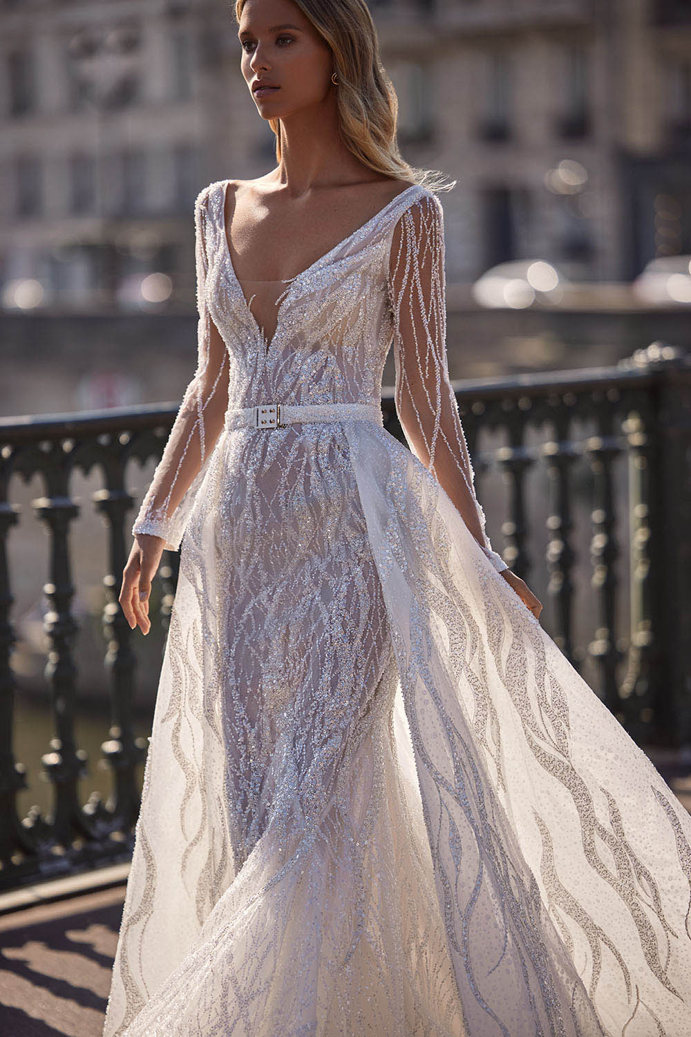 Milla Nova, Marbelle, V-Neckline Dress | Esposa