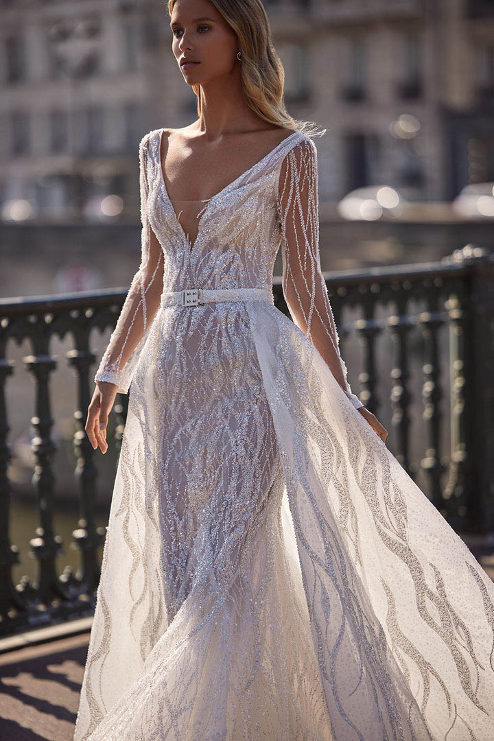 Milla Nova, Marbelle, V-Neckline Dress | Esposa