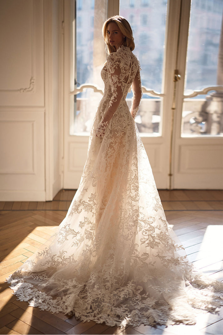 Milla Nova, Mirelisse, Intricate A-Line Gown | Esposa