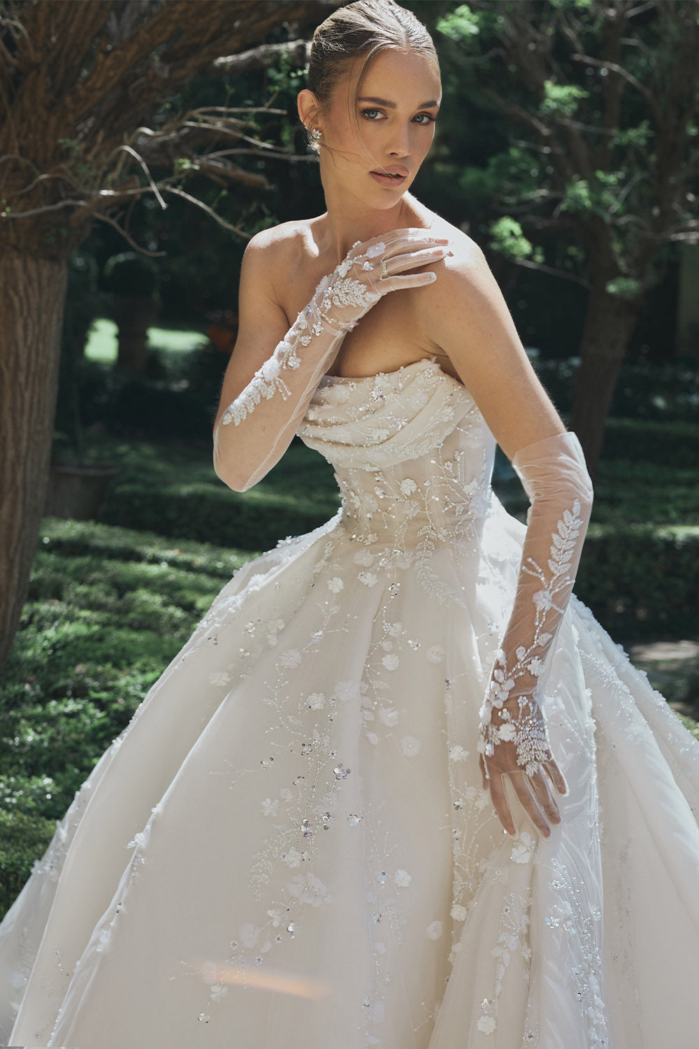 Steven Khalil, Pria, Enchanting Strapless Ballgown | Esposa
