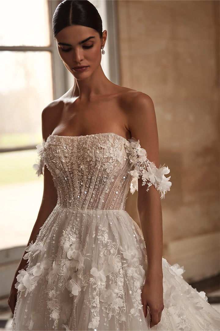 Milla Nova, Beaded Tulle Dress | Esposa