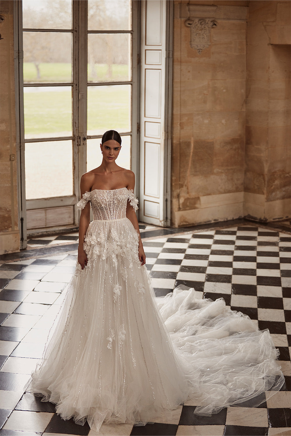 Milla Nova, Beaded Tulle Dress | Esposa