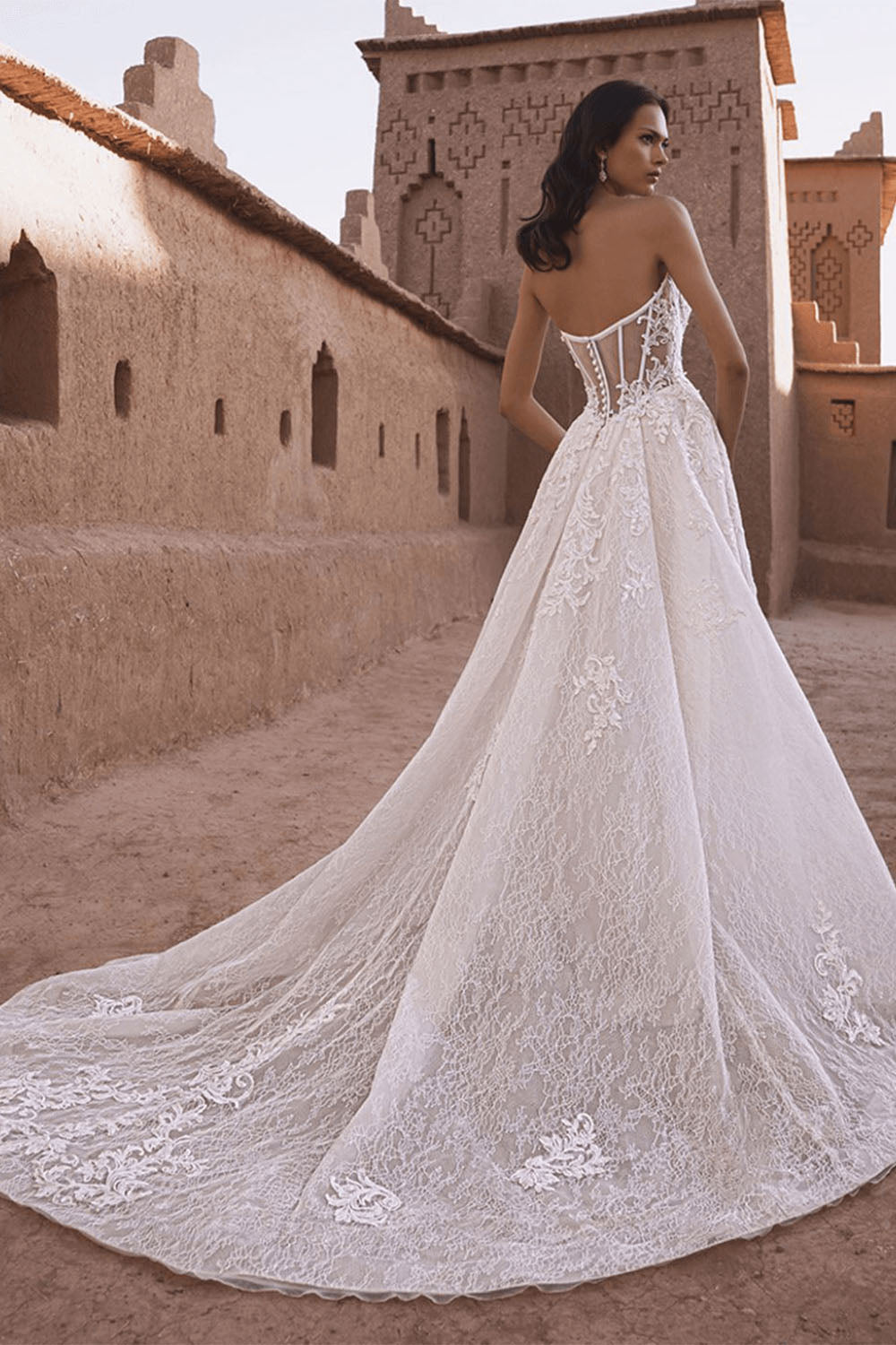 Enzoani Blue, Tabitha, Sophisticated A-Line Gown | Esposa