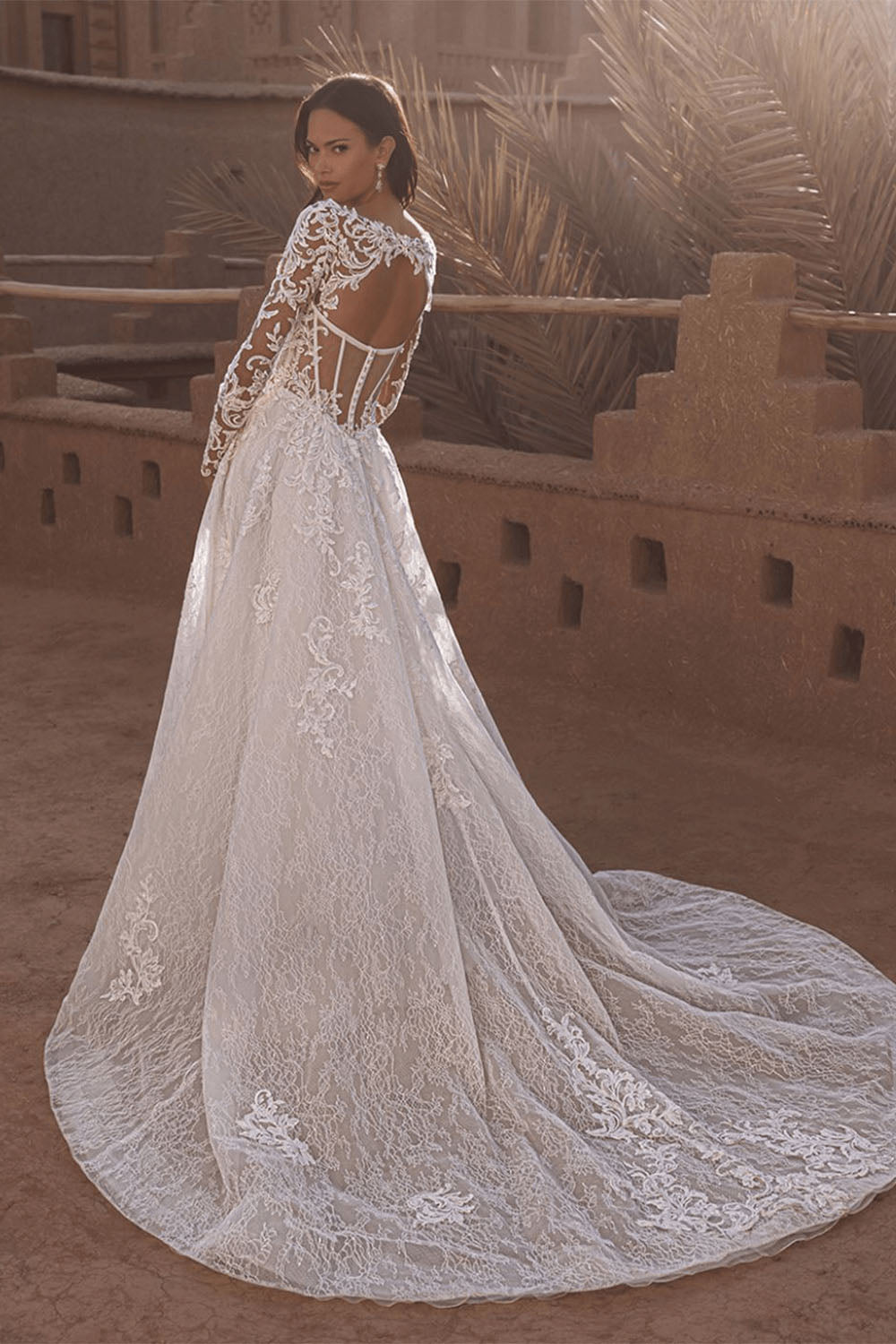 Enzoani Blue, Tabitha, Sophisticated A-Line Gown | Esposa