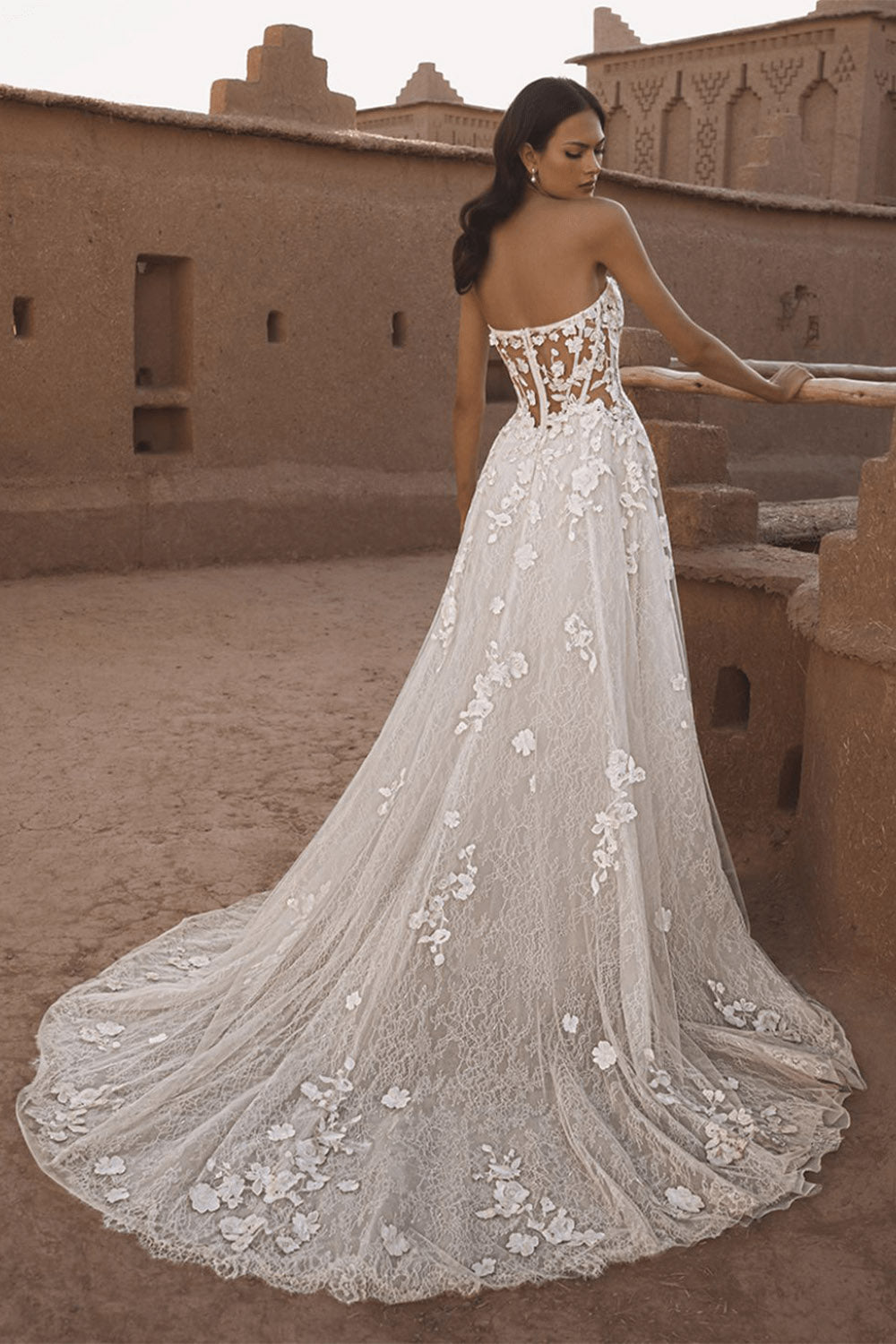Enzoani Blue, Teagan, Intricate A-Line Gown | Esposa