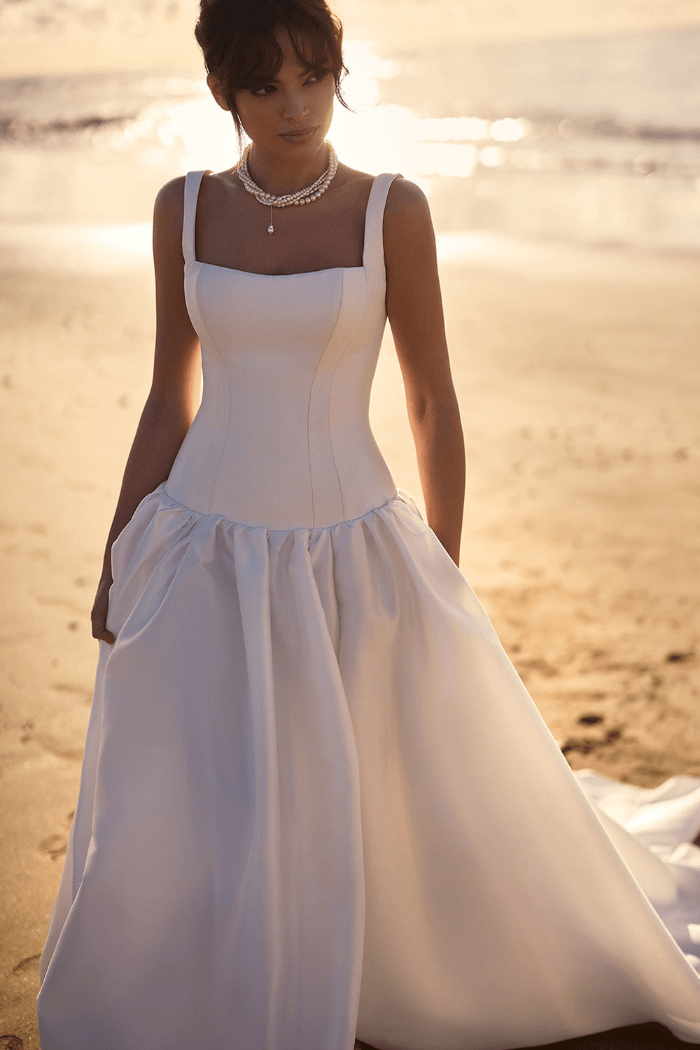 Milla Nova, Tousaint, Polished A-Line Gown | Esposa