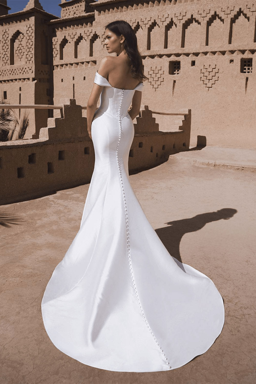 Enzoani Blue, Tova, Sleek Mermaid Gown | Esposa