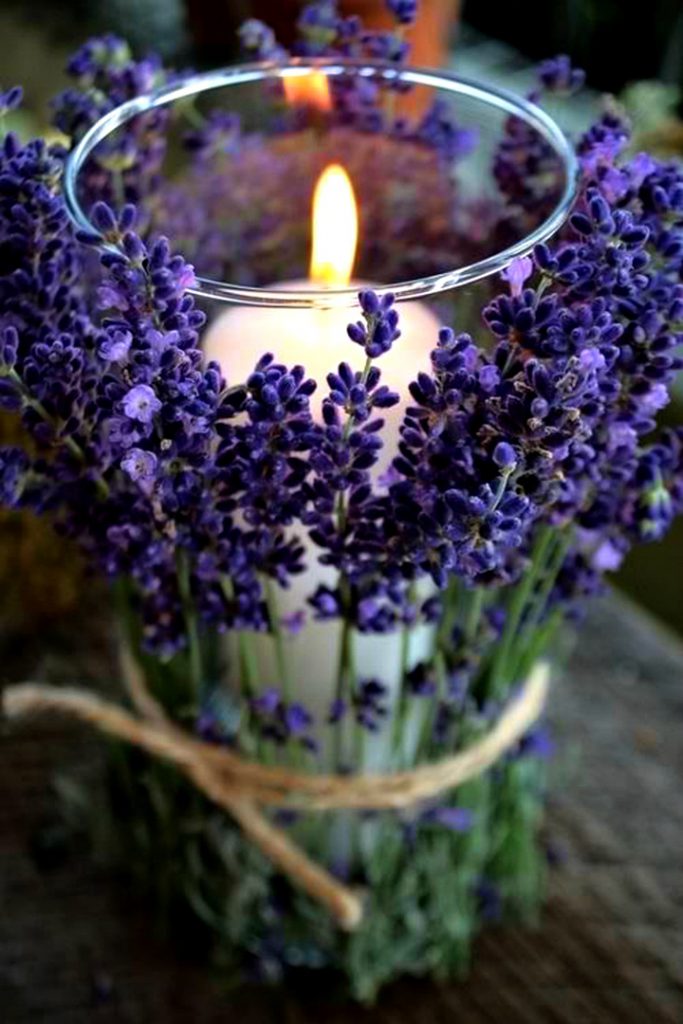 Glass-candle-lavender