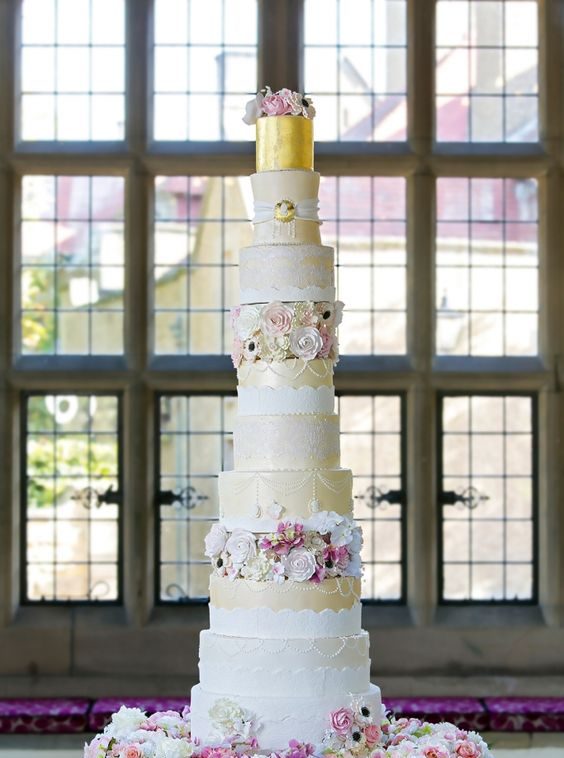 Extra Tall Wedding Cake