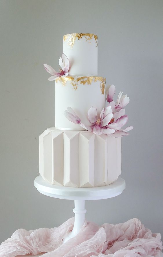 Geometric Wedding Cake