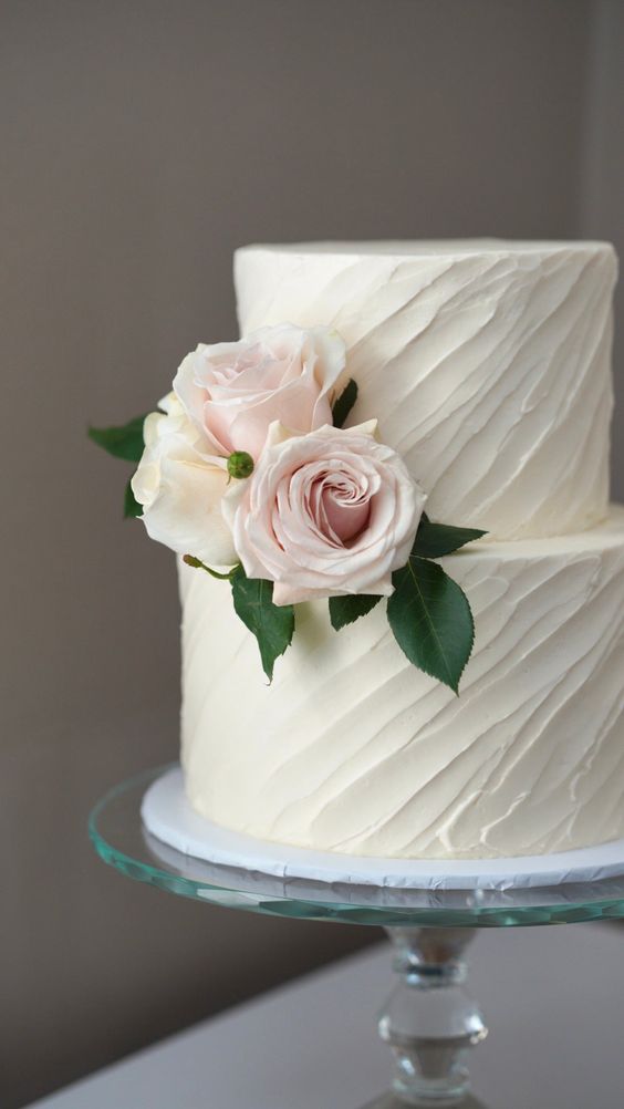 Textured Wedding Cake