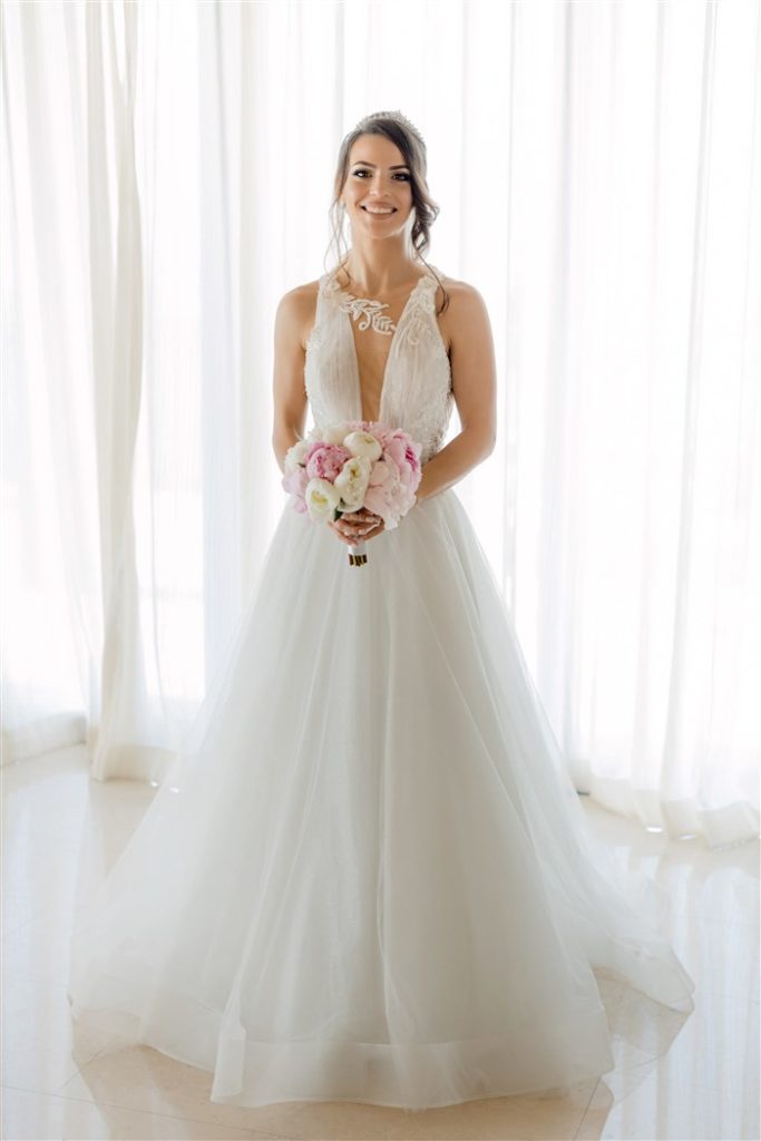 bride in esposa bridal dress