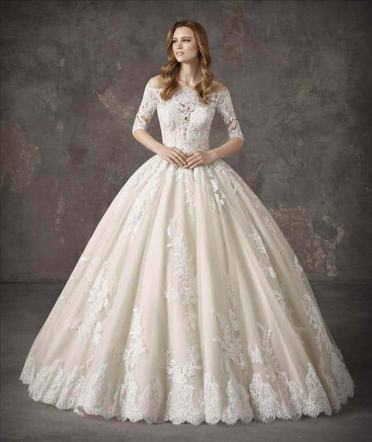 princess lace gown