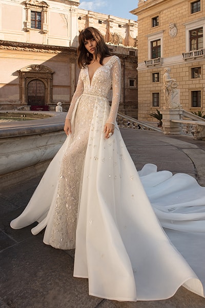 esposa bridal gown off skirt