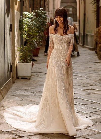 bridal dress straight