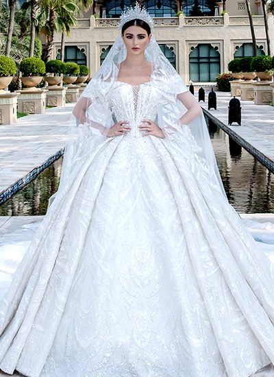 esposa brida dress white royal mirage
