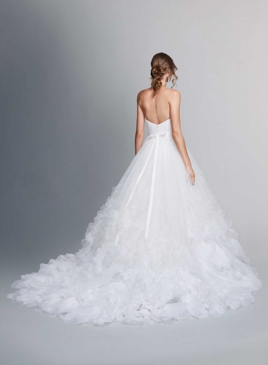 emily strapless gown