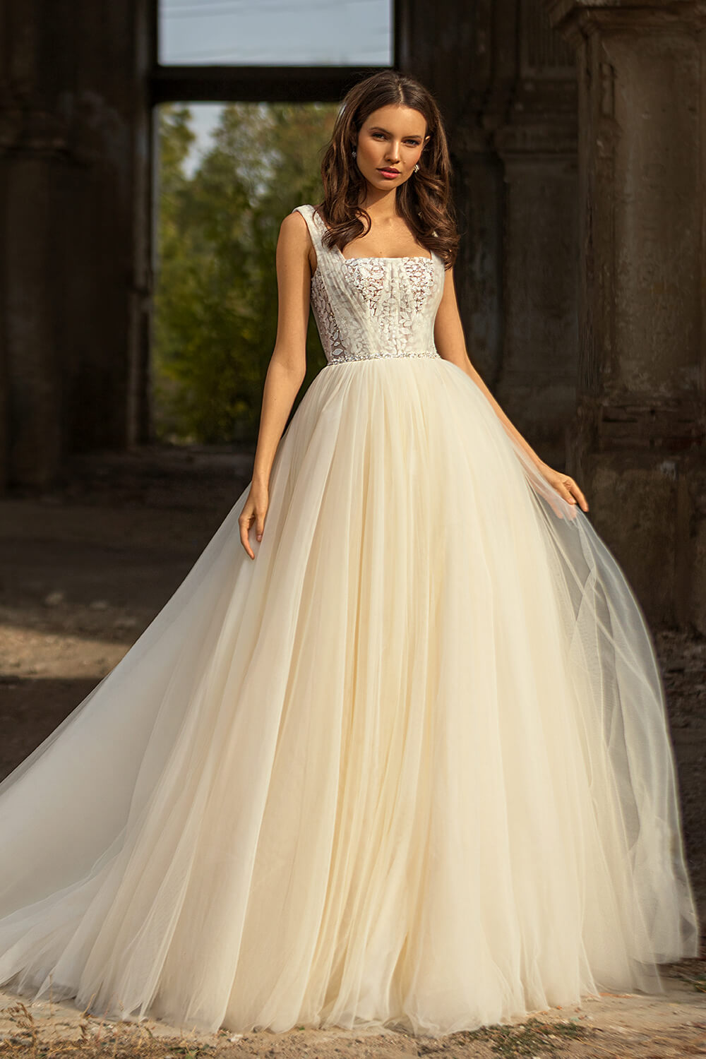 dixie tulle wedding gown 1