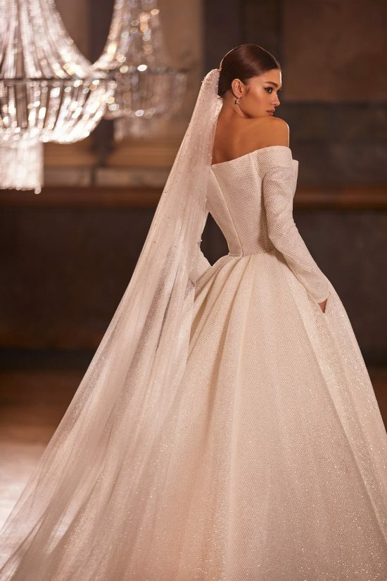 princess gown bridal long sleeve 3