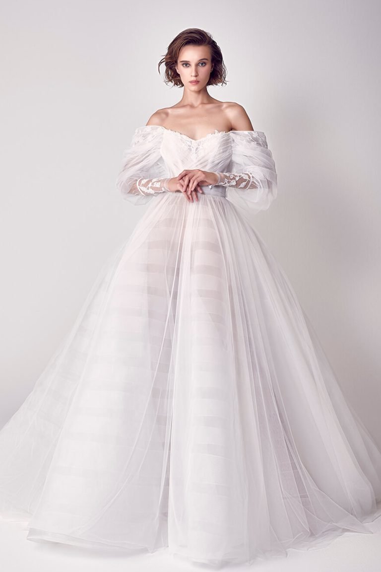 Mikaella Tulle wedding gown