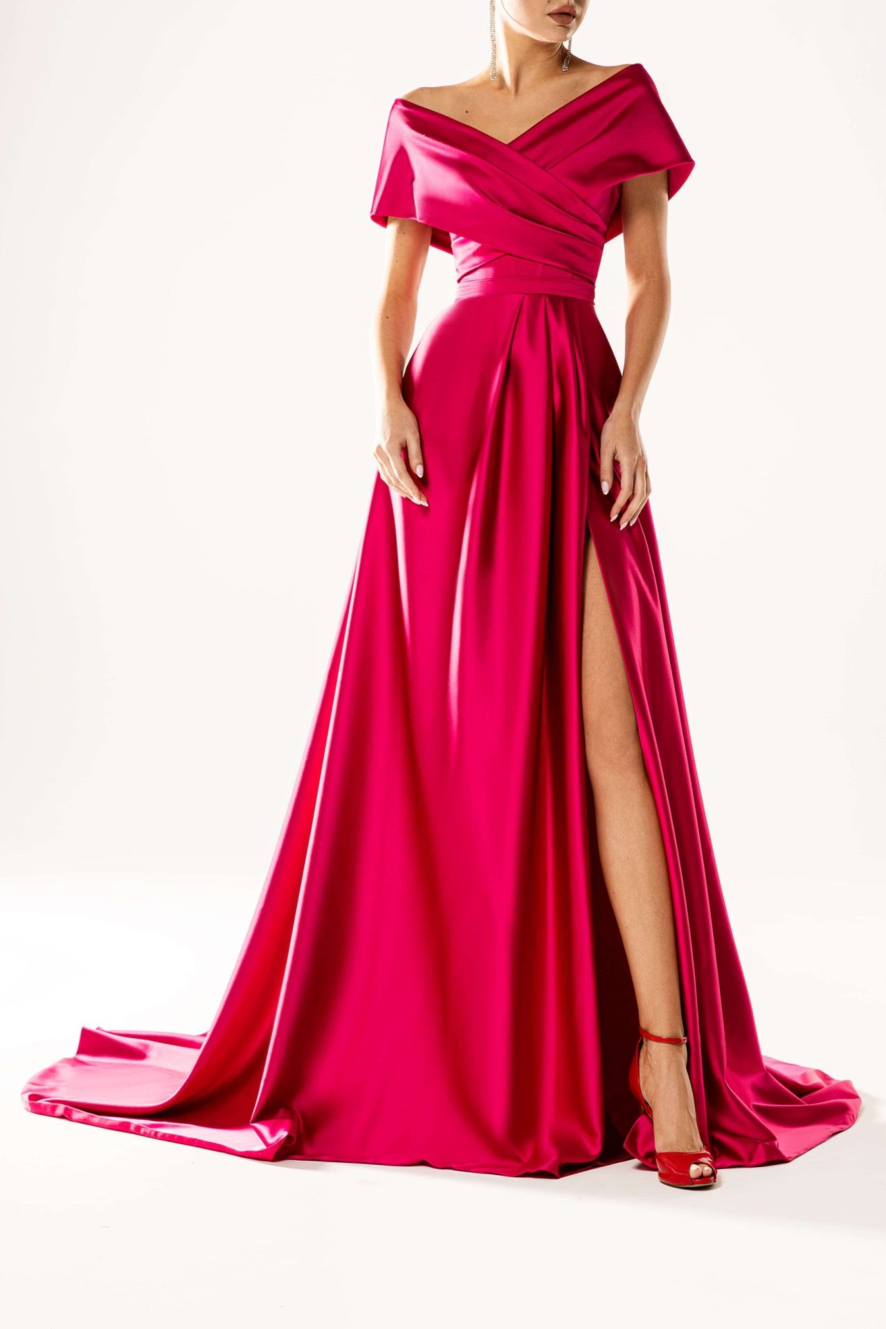 Maid of honor pink dress
