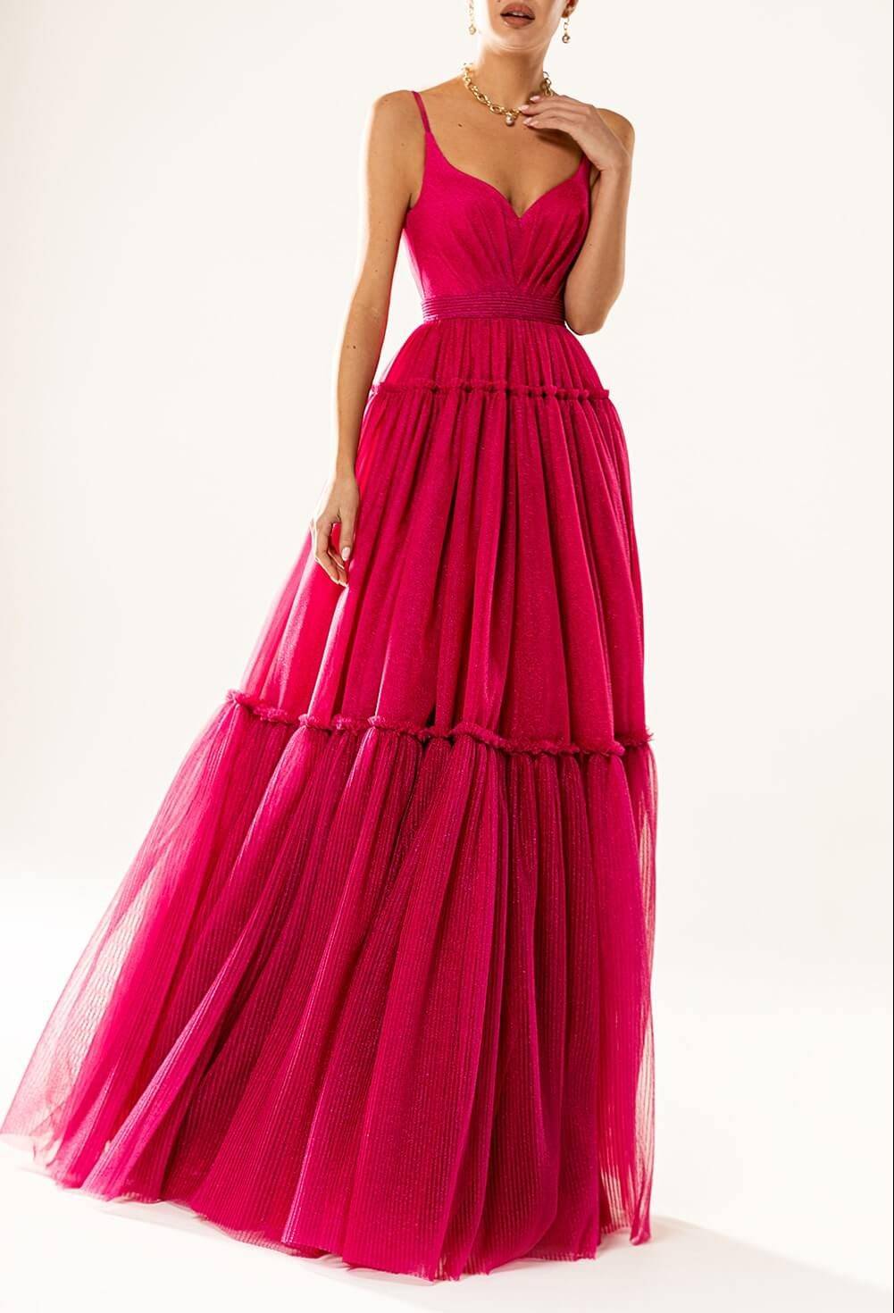 pink evening dress 1