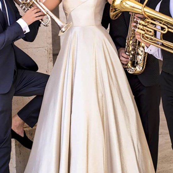Katie Wedding Dress in Shade of White