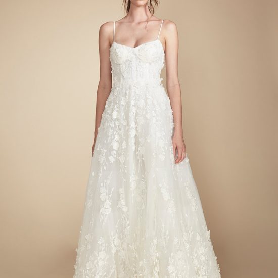 straight simple gown