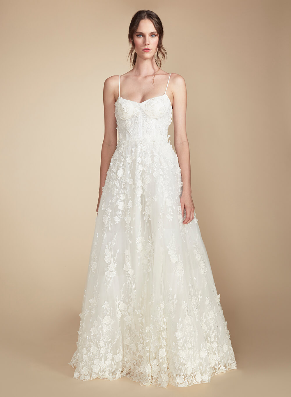 straight simple gown