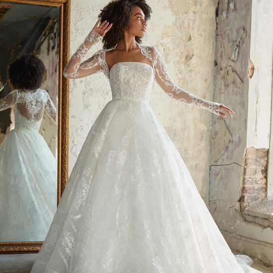 lace dress bride