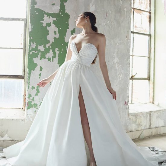 Bacall Lazaro Bridal Gown