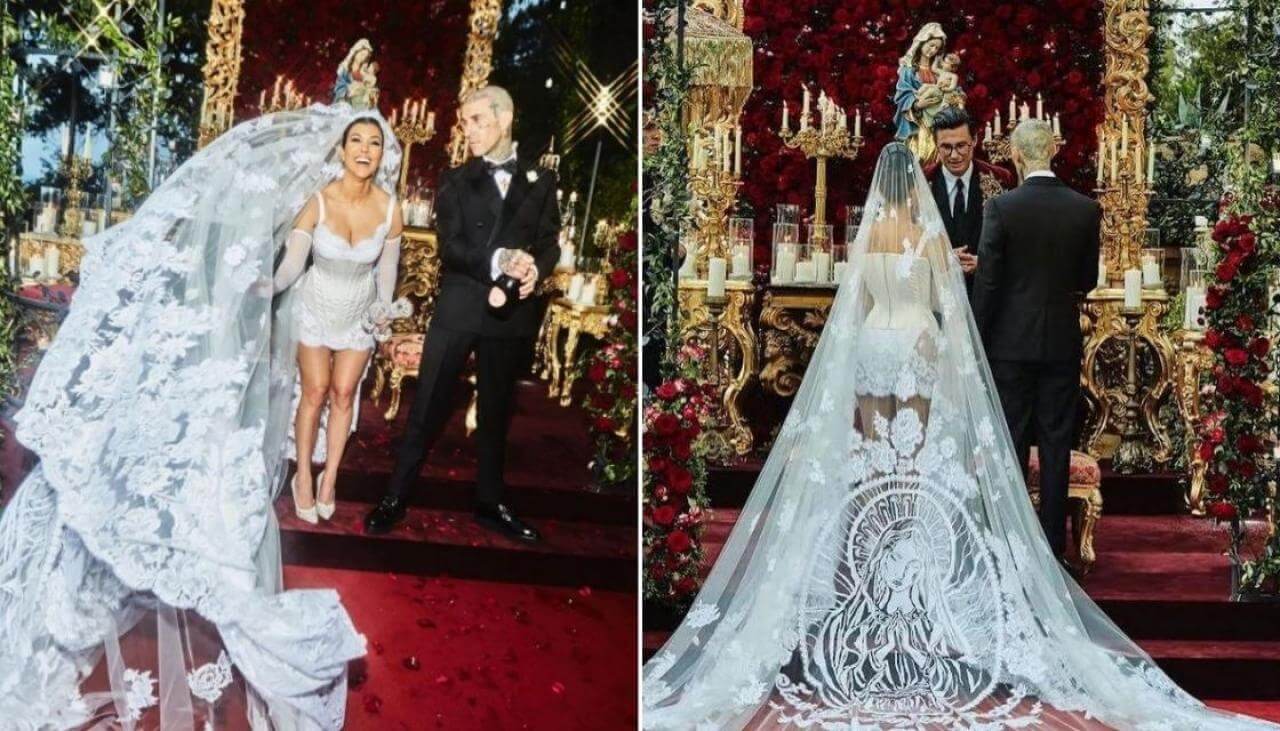 A Closer Look At How Kim Kardashian Does Wedding Guest Dressing | Vogue