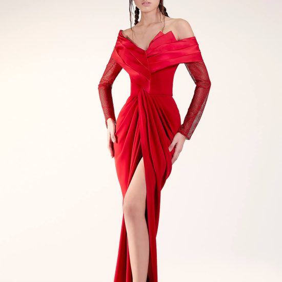Red Sexy Evening Gown