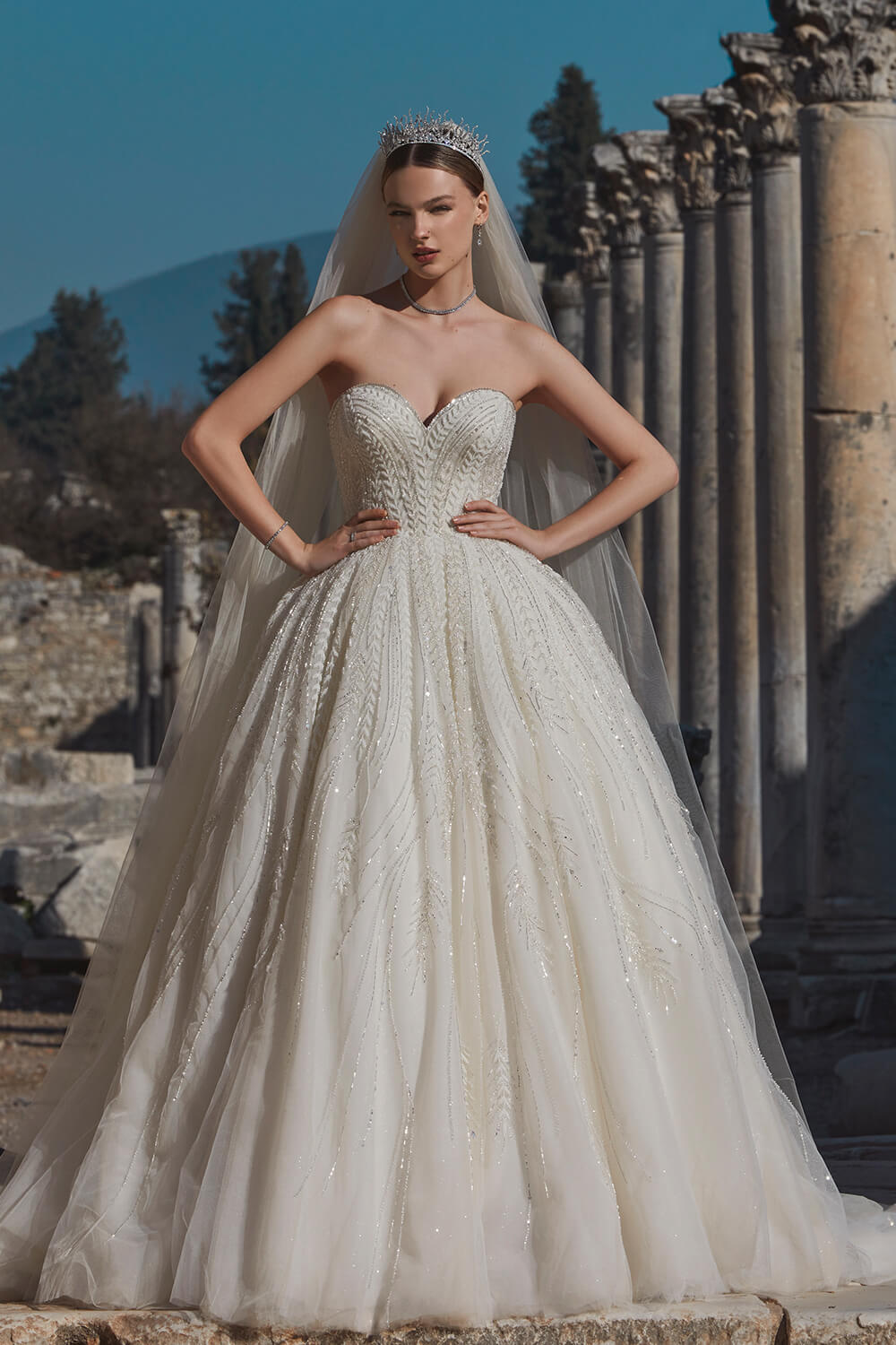 Shop 6083 | Strapless Princess Gown by Esposa | Esposa Group