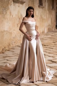 فينوس | فستان زفاف ساتان
