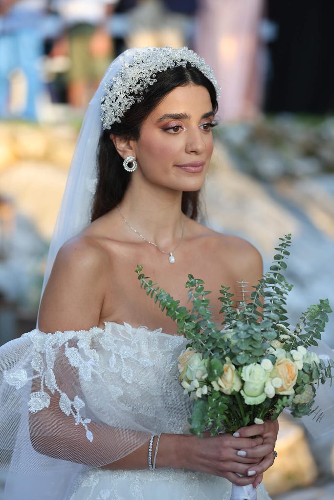 diamond earrings for bride
