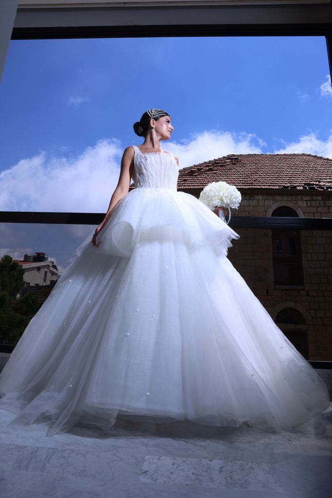 tulle ball gown