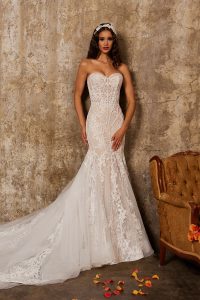 122236 | Strapless Mermaid Gown