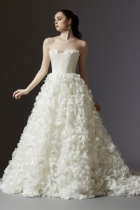 Marcelle | Ruffled A-line Gown