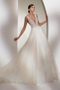 أييرو | فستان زفاف برّاق