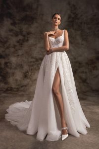 بوردو | فستان زفاف مثير