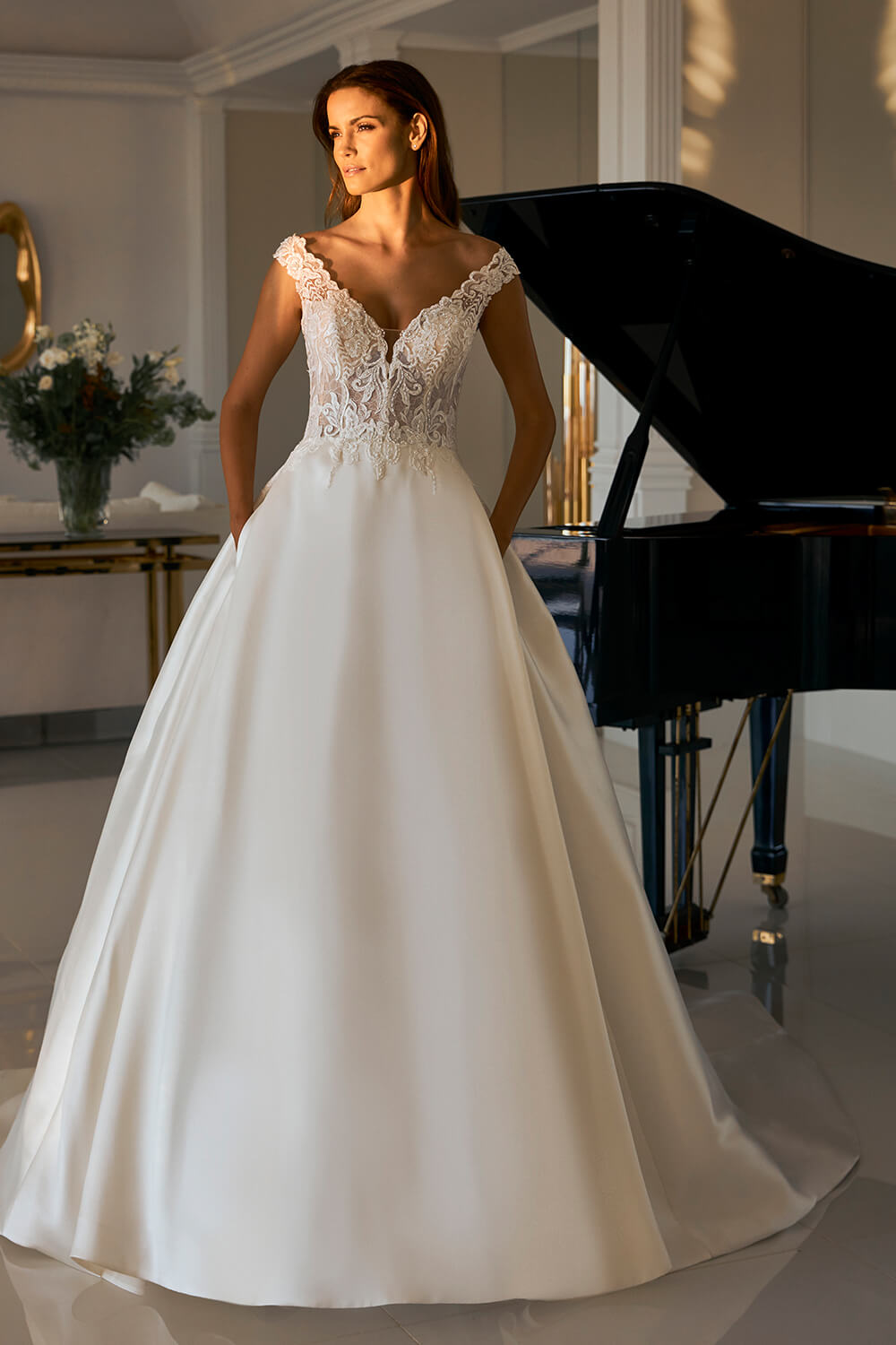 a line dress bridal