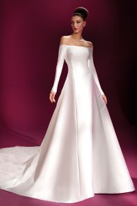 Honorine | Simple Satin Gown